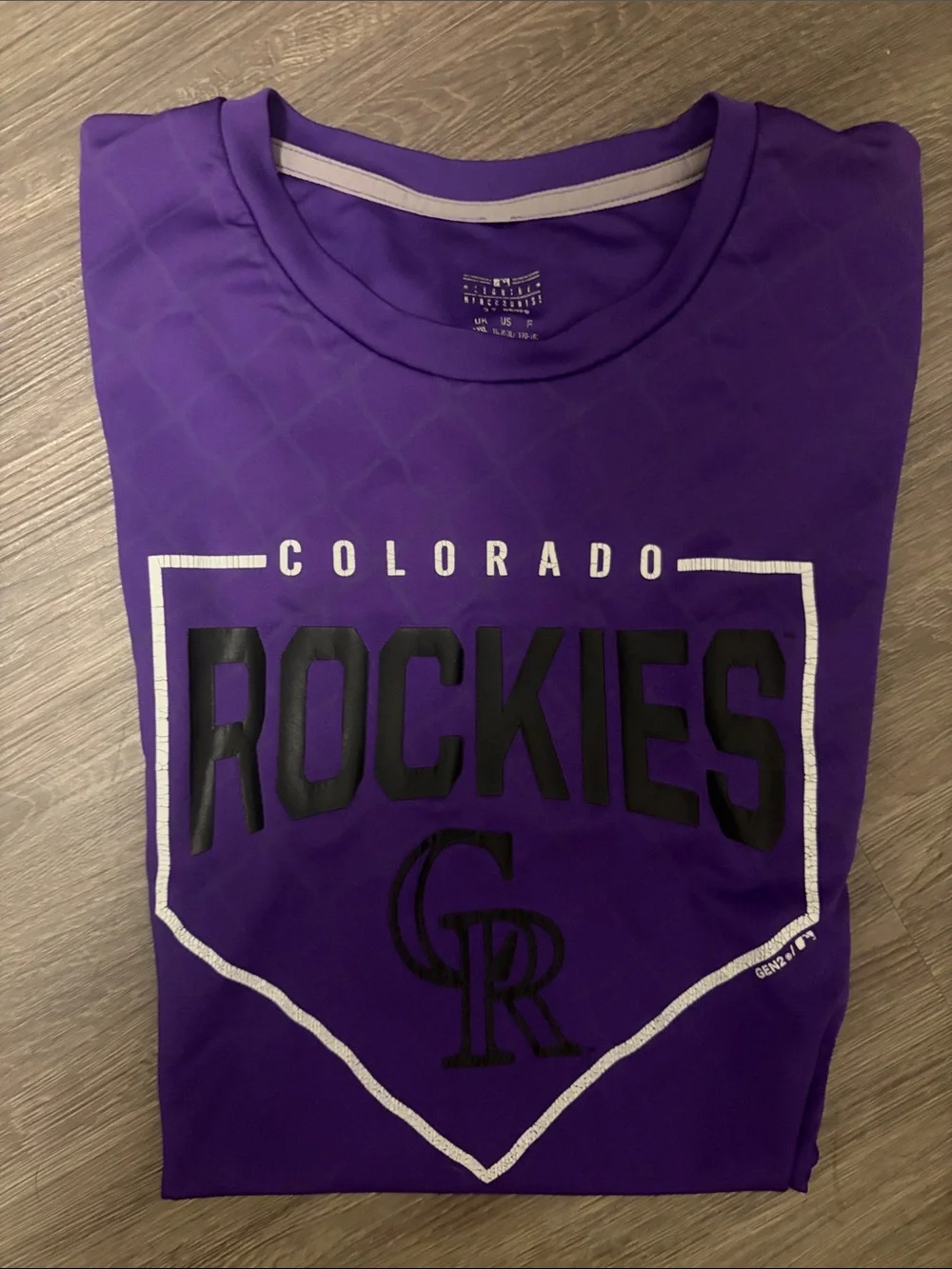 Colorado Rockies Purple Performance Kids Tee